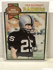 1979 Topps #305 Fred Biletnikoff Oakland Raiders