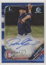 2019 Bowman Draft Chrome Pick Blue Wave Refractor 15/150 Daniel Espino Auto 7tr