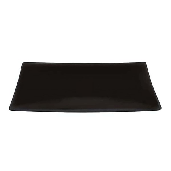 Rechteckiges Melamin Tablett Schwarz 42X29X2,2 Cm | Buffet Service-image