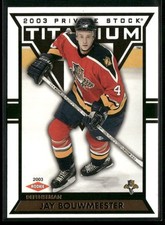 2002-03 Pacific Private Stock Titanium - Jay Bouwmeester #116 /99 (RC)
