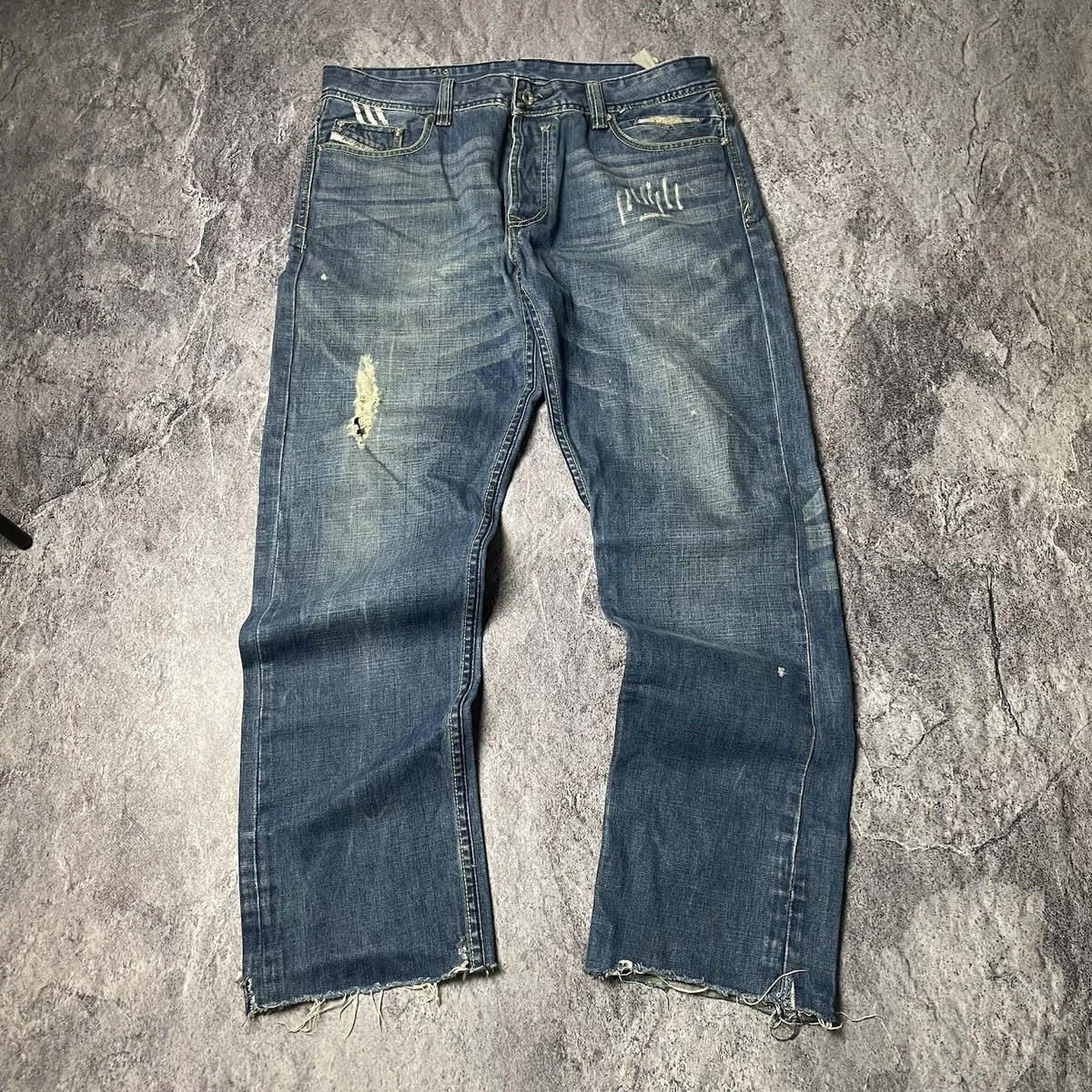 DIESEL 1979 Sleenker Uomo Skinny Fit Vita Bassa Jeans Scuro Grigio
