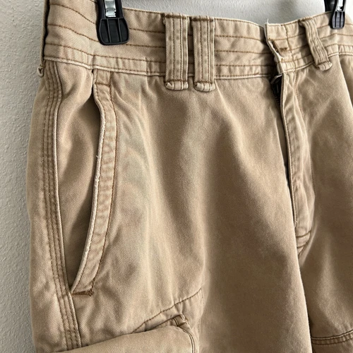 Polo Ralph Lauren Cargo Shorts Mens Sz 34 Cotton Utility Pocket Beige - Picture 7 of 18