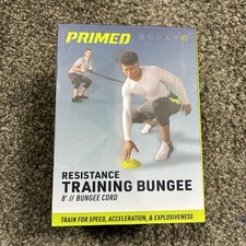 Primed Resistance Training Bungee 8' Cord Gray Speed Agility Drills Home Gym