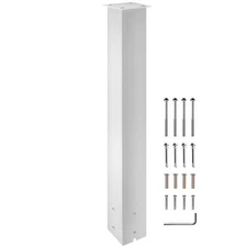 43in Curbside Mail Support, Tough Steel Frame, Universal Installation
