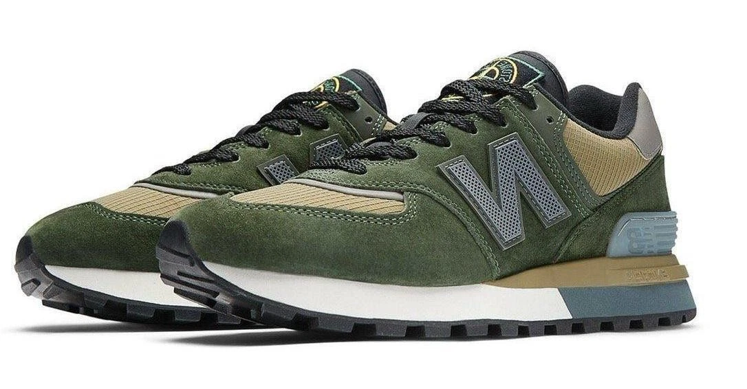 New Balance Stone Island x 574 Legacy Dark Green - U574LGIL | eBay