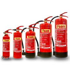 FireShield AFFF Foam Fire Extinguisher for Garage Workshop Warehouse 1Ltr - 9Ltr