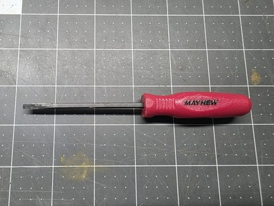 Mayhew Tools 31128 Mini Pry Bar, Red, Straight