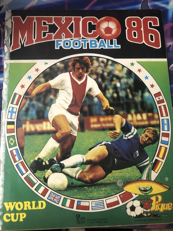 1986 PANINI PIQUE WORLD CUP ALBUM 100% Complete AMAZING Mint Condition See Pics
