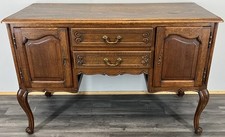 Cabinet Vintage French Louis XVI Style TV stand Desk Oak Sideboard LOT 4516