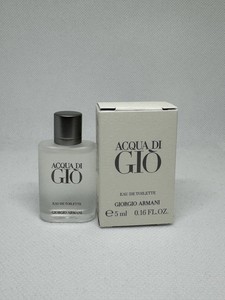 GIORGIO ARMANI ACQUA DI GIO EDT 5ml 0.16fl oz  MINI Splash Bottle  NEW IN BOX