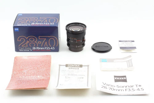 [Unused] Contax Carl Zeiss Vario-Sonnar T* 28-70mm f/3.5-4.5 MMJ Lens C/Y JAPAN