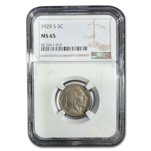 1928-S Buffalo Nickel MS-65 NGC