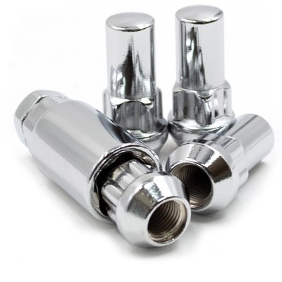 Lug Wheel Lock Nuts 14x1.5 Bulge Acorn 1.9'' Long Locking 14x1.50 Chevrolet GMC