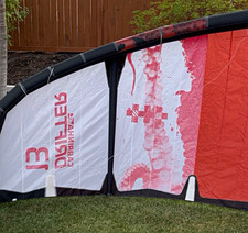 Cabrinha Drifter 13 Kitesurfing Kite - Red/White/Black Water Sports