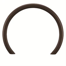 Billet Specialties Steering Wheel Half Wrap D-shaped Leather Black 14 in. Each