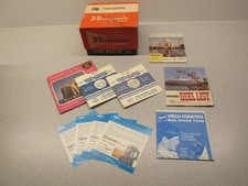 Lot of Vintage 1950  s Bakelite VIEW MASTER 3-D Viewer Model E w/Box  Reels  