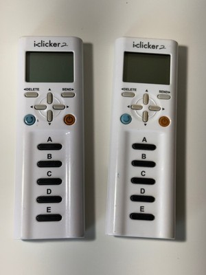 iClicker 2 Student Remote display works as shown lot of 2