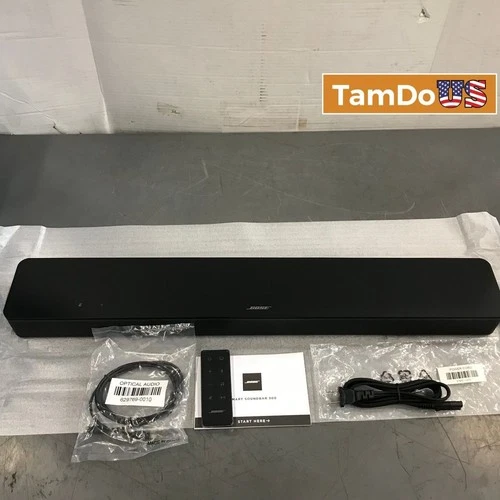 Bose Smart Soundbar 300, Bluetooth Wi-Fi Alexa Voice Control, Black