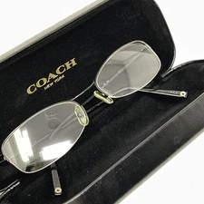 COACH  HANNAH Eyeglasses Frame Half Rimless 50 [] 17-135 Black