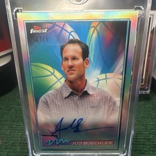 2021 Topps Finest Finest Autographs Jud Buechler Refractor #FA-JB /75 Basketball