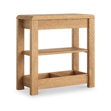 Roseland Furniture Penryn Oak Slim Sofa Side Table RRP £190