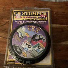Vintage CD Stomper Pro - CD Labeling Starter Kit - New / Sealed UPC Cut 
