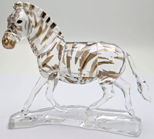 Swarovski Zebra 105083 statuina cristallo pezzo da esposizione raro incontri