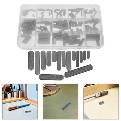 140 Pcs Stainless Steel Key Pin Round End Keys Stock Corner Parallel Drive