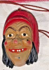Fasnet, Fasnacht,  M&auml;skle,  Maske, Narrenzunft  KLUNKI FREIBERG Holz Deko