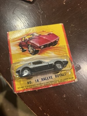 Vintage Matchbox Superfast No.14 Rallye Royale Gray 1973 Hong Kong