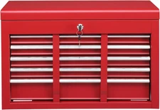 5-Drawer Rolling Tool Chest W/Lock & Key, Tool Storage Cabinet with Wheels, Top