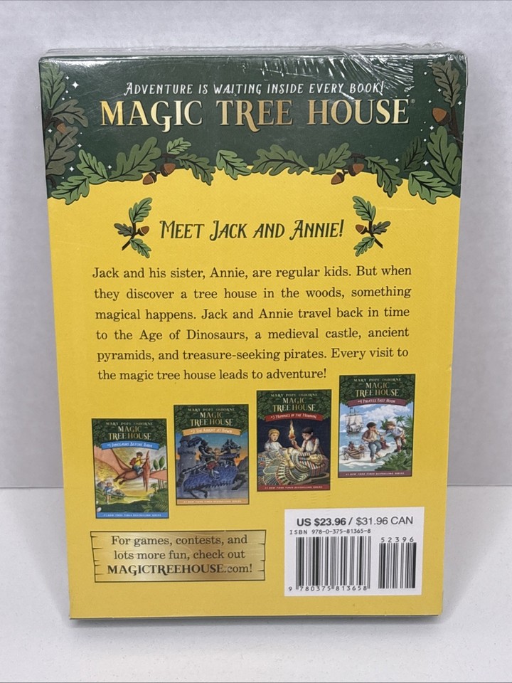 Magic Tree House Boxed Set, Books 1-4: Dinosaurs Before Dark, The ...