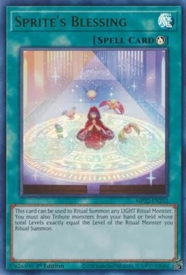 Sprite's Blessing - MP22-EN252 - Ultra Rare - 1st Edition - Near Mint