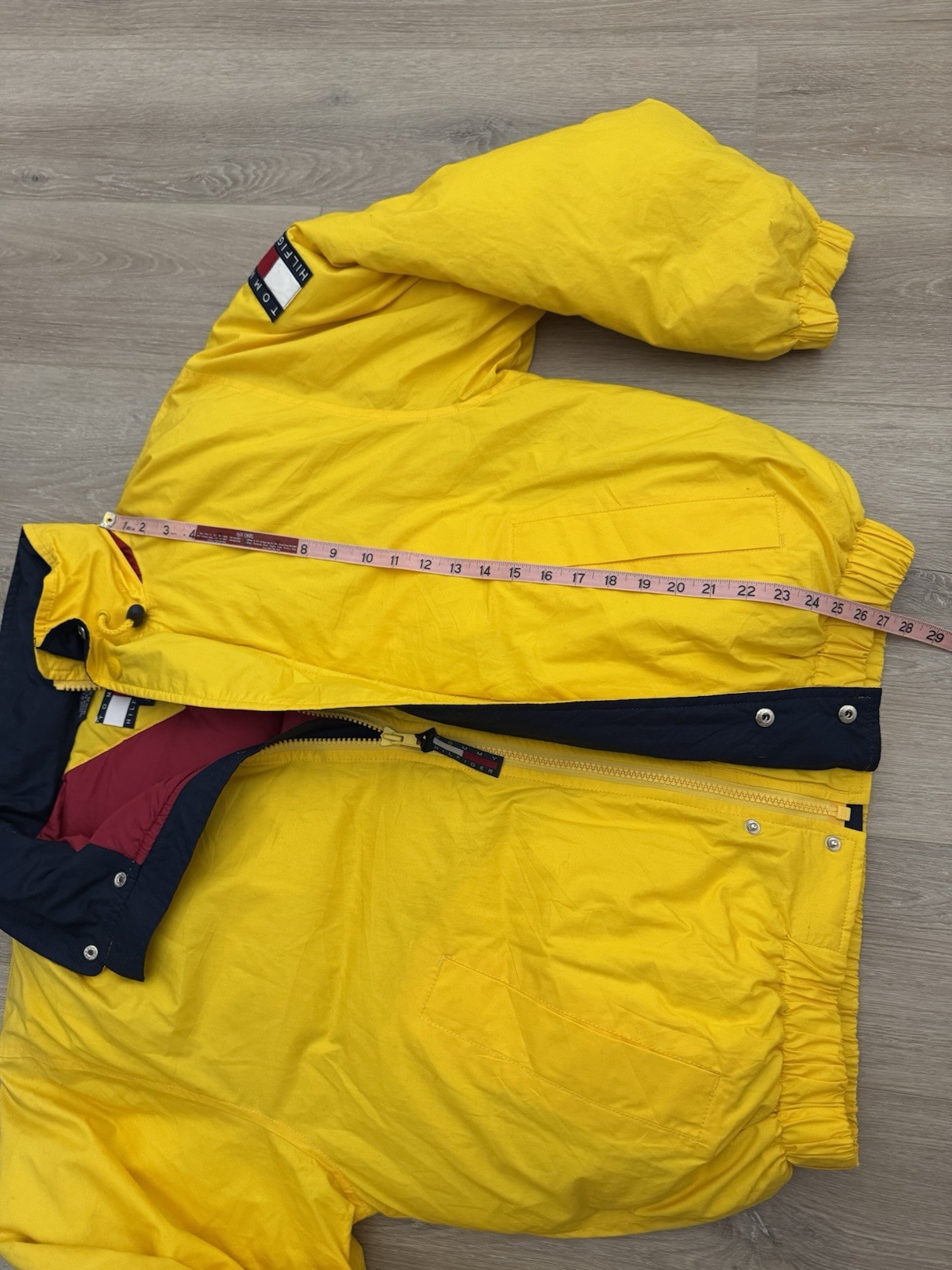 vintage 90s Tommy Hilfiger Rare Puffer Jacket Deadstock XL New w/ Tags 1990s image 8