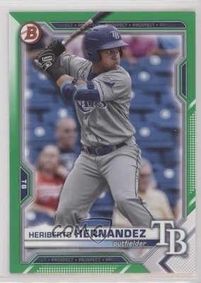 2021 Bowman Draft Green 81/99 Heriberto Hernandez #BD-100 0q4s