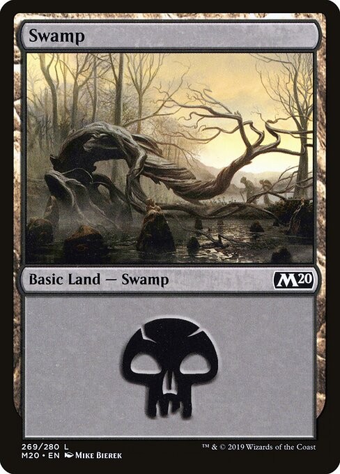 Swamp NonFoil Core Set 2020 269 NM MTG