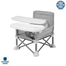Portable Baby Seat for Travel  Outdoors - Foldable, Lightweight, with Tray ...