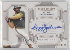 2020 Topps Definitive Collection Legendary 4/25 Reggie Jackson Auto HOF 02pb