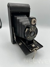 Kodak Eastman Hawkeye Model B Folding Camera   Black   As Is