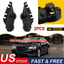 2PCS Front Bumper Brackets Support Left & Right Fit for 2011-2020 Chrysler 300C
