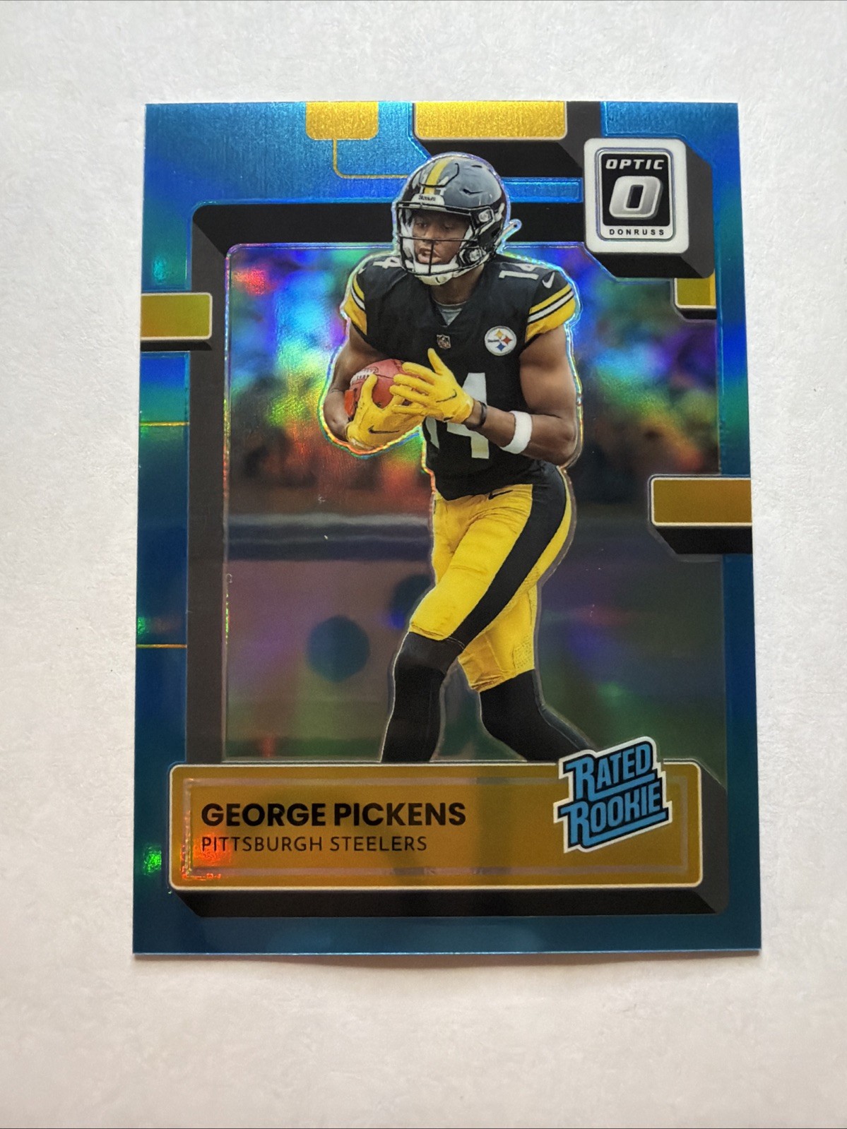 2022 Donruss Optic Rated Rookie Aqua Prizm /299 George Pickens #223