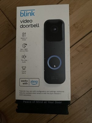 Blink Video Doorbell Security Camera New In Box