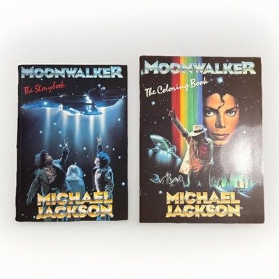 Moonwalker: The Storybook by Michael Jackson NEW And 1988  Coloring 1st Edition