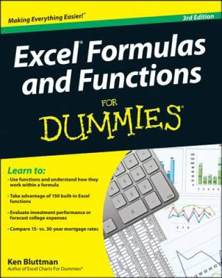 Excel Formulas and Functions For Dummies - Paperback - VERY GOOD