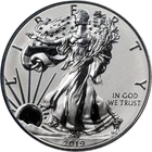2019-S Silver American Eagle $1 Enhanced Reverse Proof PCGS PR69 COA No. 08998