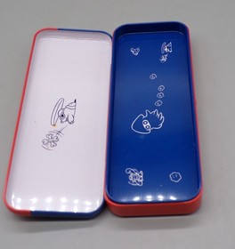 1988 Japanese NINTENDO Super MARIO 3 tin PENCIL CASE Bandai PROMO Famicom NES !!