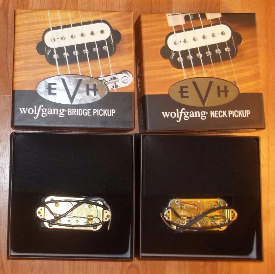 Juego de pastillas EVH® Wolfgang Bridge & Neck~ZEBRA~14k-Bridge & 16k-Neck~EE. UU.~Nuevo Foto 3 de 4