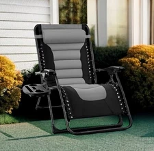 Best Choice Products Foldable Oversized Padded Zero Gravity Chair Recliner