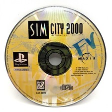 PS1 SimCity 2000 PlayStation 1, Disc Only, Tested And Working