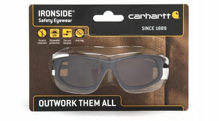 Gafas de sol de seguridad con lentes de bronce Carhartt ANSI Z87+ UV deportivas gafas de trabajo Foto 2 de 3